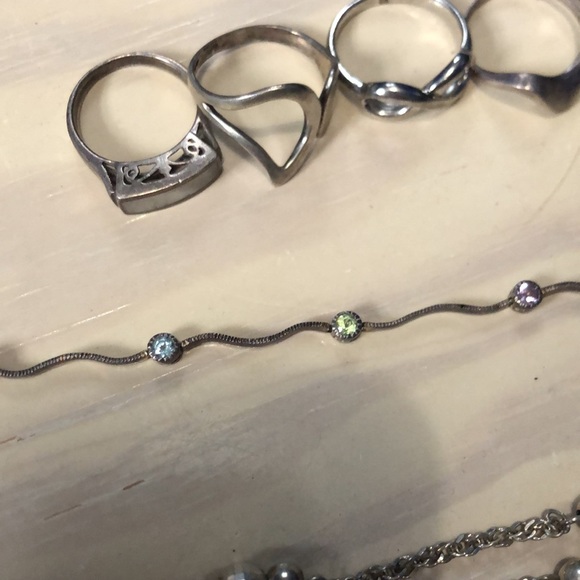 STERLING SILVER jewelry lot 925 - Picture 6 of 9